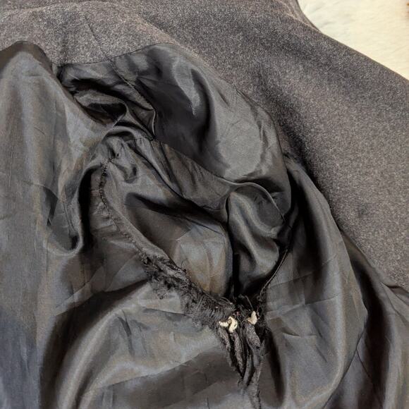 J. Percy Double Breasted Peacoat Gray Size 10 - Picture 7 of 16